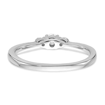 Rhodium Over 14K White Gold First Promise Diamond Promise/Engagement
Ring 0.25ctw