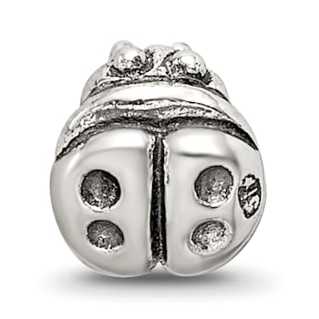 Sterling Silver Ladybug Bead
