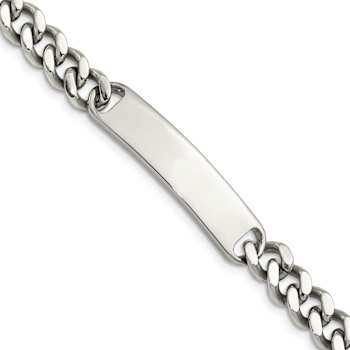 Stainless Steel Polished 8.5 Inch ID Bracelet