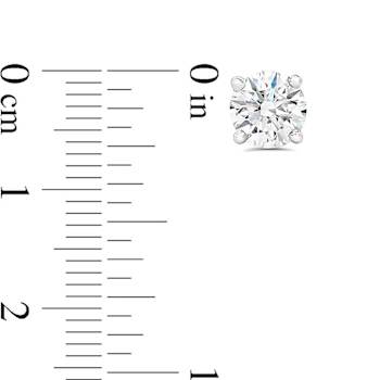 Lab Grown White Diamond 14K White Gold Stud Earrings VS1 Clarity E
Color, IGI Certified 2ctw