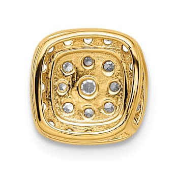 14K Yellow Gold Lab Grown Diamond SI1/SI2, G H I, Squared Halo Chain
Slide 0.44ctw