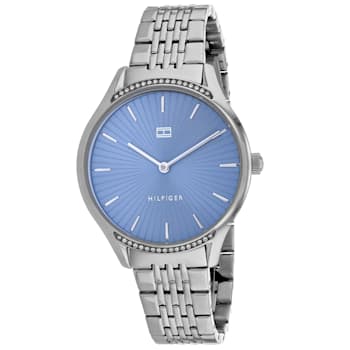 Tommy Hilfiger Women's Classic Blue Dial Stainless Steel Watch