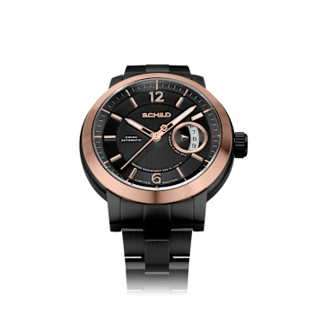 Schild Heinrich Minimal Swiss Black Dial Black Stainless Steel Band
Automatic Limited Edition Watch