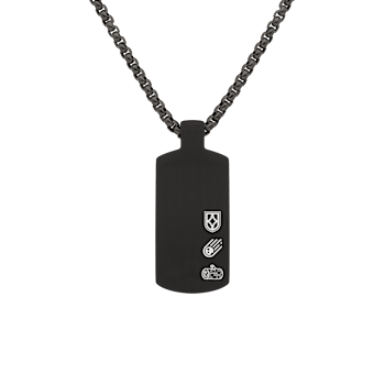 Atlantica Dog Tag Ebony Meteorite