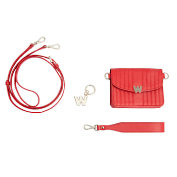 Mimi Red Mini Bag with Wristlet