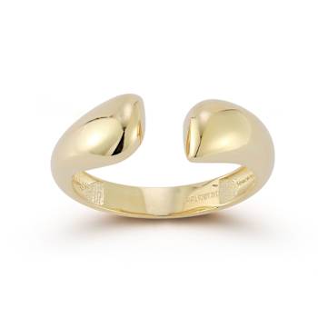 Bellissima Gold 14K Yellow Gold Bold Cuff Ring