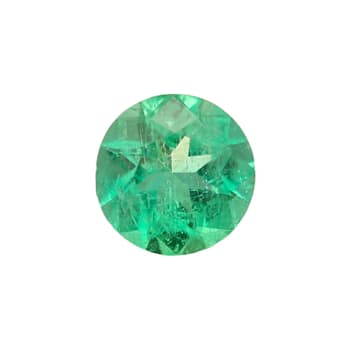 Emerald 7.3x7.0mm Round 1.23ct