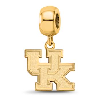 14K Yellow Gold Over Sterling Silver LogoArt University of Kentucky
Small Dangle Bead