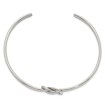 Sterling Silver Knot Cuff Bracelet