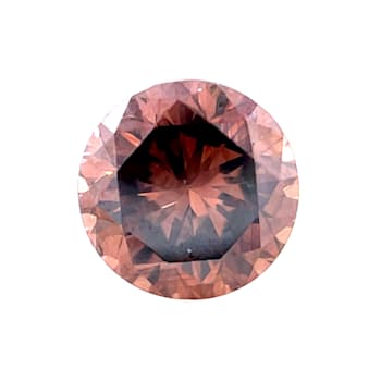 Natural Cognac Diamond 5.81x5.75mm Round 0.87ct