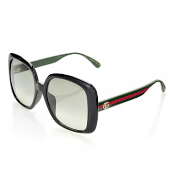 Gucci Unisex 56mm Square Frame Sunglasses