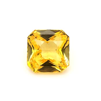 Yellow Sapphire Loose Gemstone 12.0x11.97mm Radiant 11.03ct