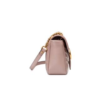 Gucci Small GG Marmont in Dusty Pink Camera Bag with Flap Closure Handbag
