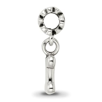 Sterling Silver Dog Bone Dangle Bead