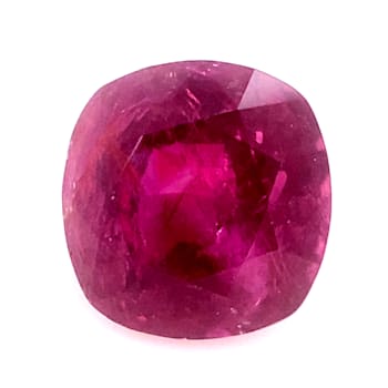 Ruby Unheated 7.5mm Square Cushion 2.57ct