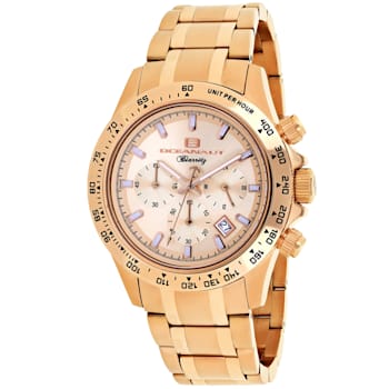 Oceanaut Men's Biarritz Rose Dial and Bezel, Rose Stainless Steel Watch