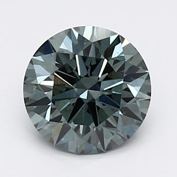 1.17ct Dark Blue Round Lab-Grown Diamond SI1 Clarity IGI Certified