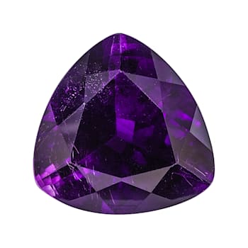 Amethyst With Needles 16.5mm Trillion 13.00ct