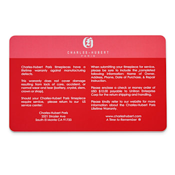 Charles Hubert Stainless Steel Bangle Light Blue MOP Heart Dial Watch