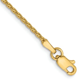 10k Yellow Gold 1.5mm Parisian Wheat Link Bracelet