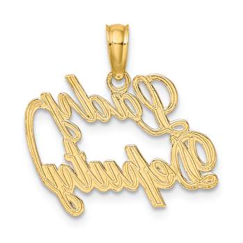 10K Yellow Gold Lady Deputy Charm