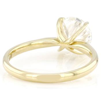 Lab-Grown Diamond Solitaire Ring In 14K Gold 2.00ct