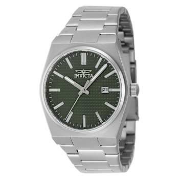 Invicta Speedway 40mm Green Dial Stainless Steel Band Quartz Watch
