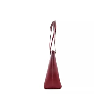 Badgley Mischka Medium Size Tote with Slip Pocket in Wine Handbag.