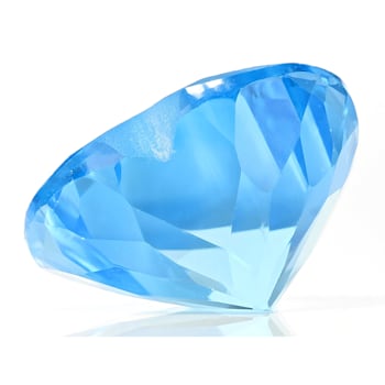 Swiss Blue Topaz 14mm Heart Shape 9.00ct