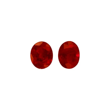 Burmese Ruby 4.2x3.3mm Oval Matched Pair 0.62ctw