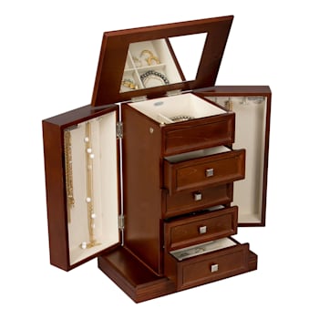 Mele and Co Thea Wooden Jewelry Box