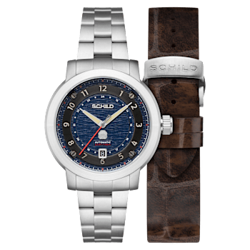 Schild Heinrich Swiss Automatic Blue Dial White Stainless Steel Band
Limited Edition Watch