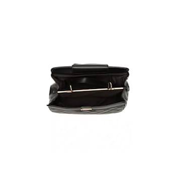 Badgley Mischka Sm Compartment Shoulder Bag w/ Detachable Strap in Black.