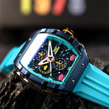 Nubeo Magellan Chronograph Space Invaders Blue Stainless Steel Band
Limited Edition Watch