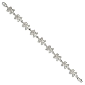 Sterling Silver Frogs Bracelet