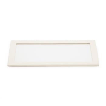 Vault Tray Ivory Glass Lid