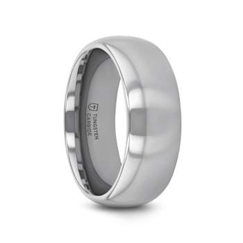 DOMINUS Domed Tungsten Carbide Ring 8mm