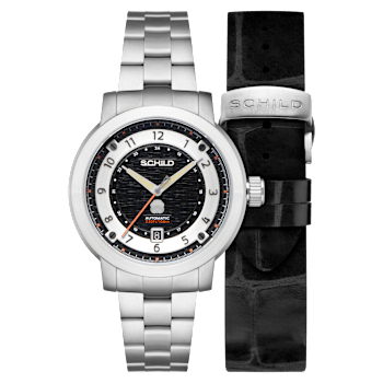 Schild Heinrich Swiss Automatic Black Dial White Stainless Steel Band
Limited Edition Watch