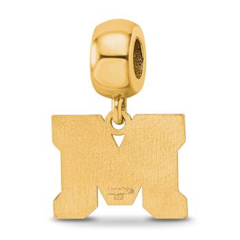 14K Yellow Gold Over Sterling Silver LogoArt Montana State University
Small Dangle Bead