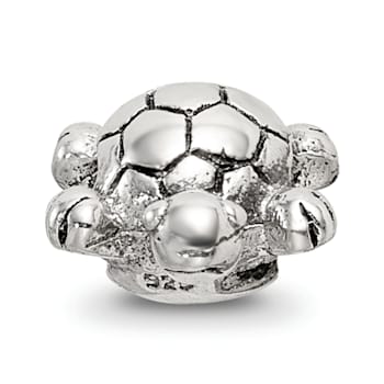 Sterling Silver Turtle Bead