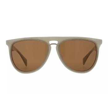 Yohji Yamamoto White Frame / Brown Lenses Sunglasses