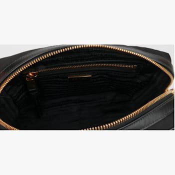 Prada Tessuto Nylon Black Camera Bag Crossbody