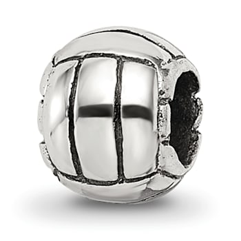 Sterling Silver Volleyball Bead