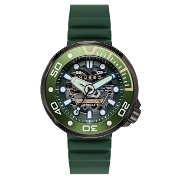 Nubeo Ventana Skeleton Automatic Green Dial Green Stainless Steel Band
Limited Edition Watch