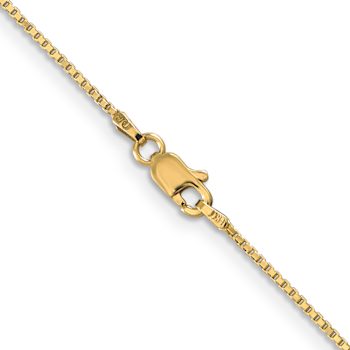14k Yellow Gold 1.0mm Box Chain 28"