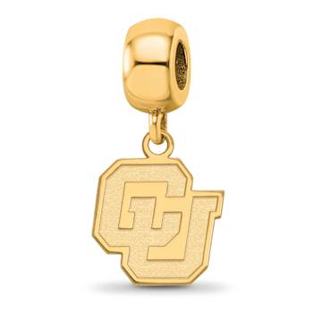 14K Yellow Gold Over Sterling Silver LogoArt University of Colorado
Small Dangle Bead