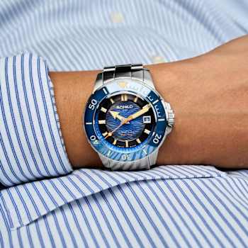 Schild Hermann Swiss Automatic Blue Dial White Stainless Steel Band
Limited Edition Watch