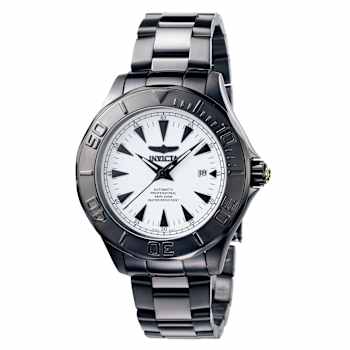 Invicta Signature 47mm White Dial Stainless Steel Band Automatic Watch