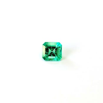 Colombian Emerald 6.54x6.17mm Asscher Cut 1.00ct