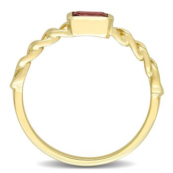 Garnet 14K Yellow Gold Ring 0.34ctw